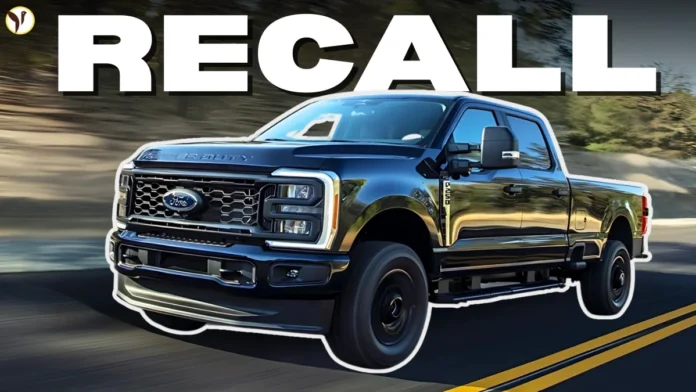 ford instrument panel recall