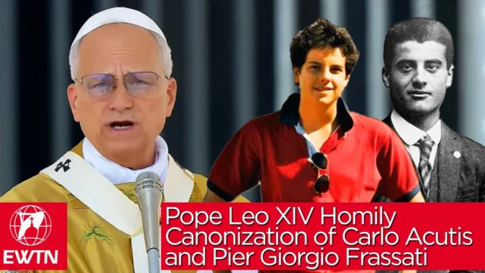 carlo acutis canonization pope leo