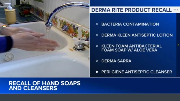 dermarite industries hand soap recall