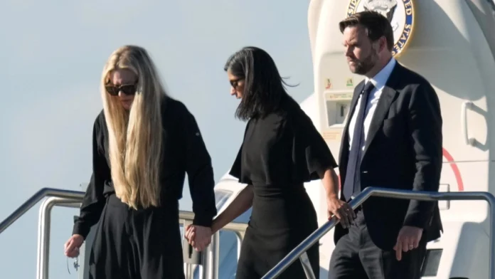 erika kirk first husband