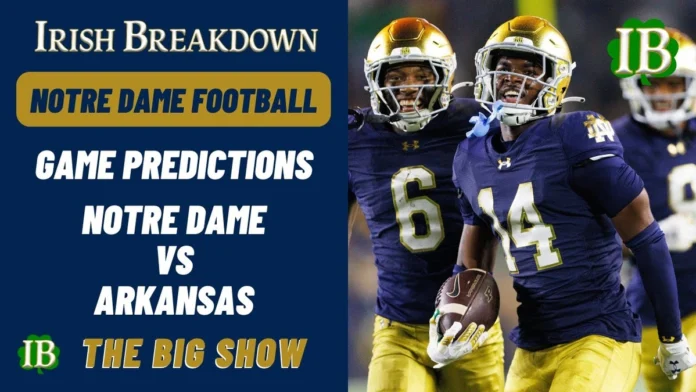 notre dame vs arkansas prediction
