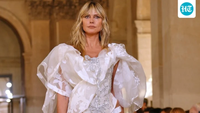 Heidi Klum naked dress