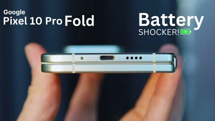 Pixel 10 Pro Fold Battery