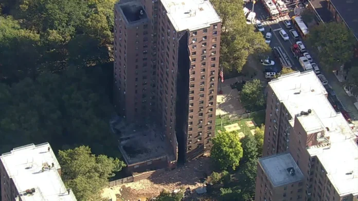 bronx building collapse 2025