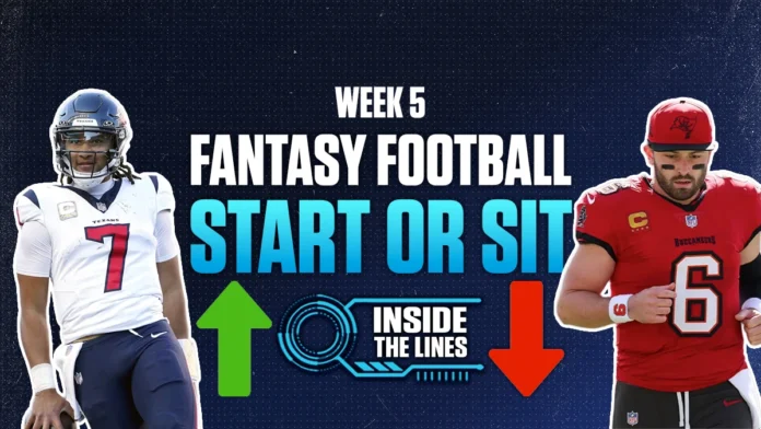 start sit week 5