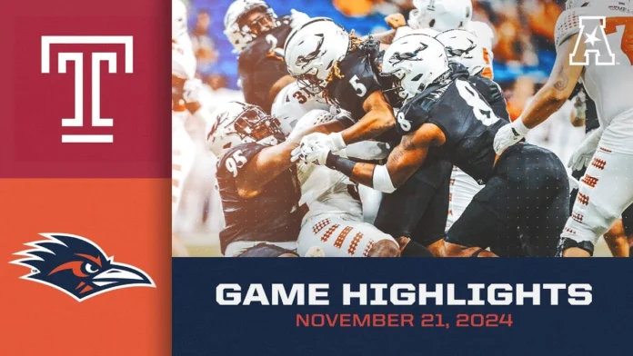 utsa vs temple